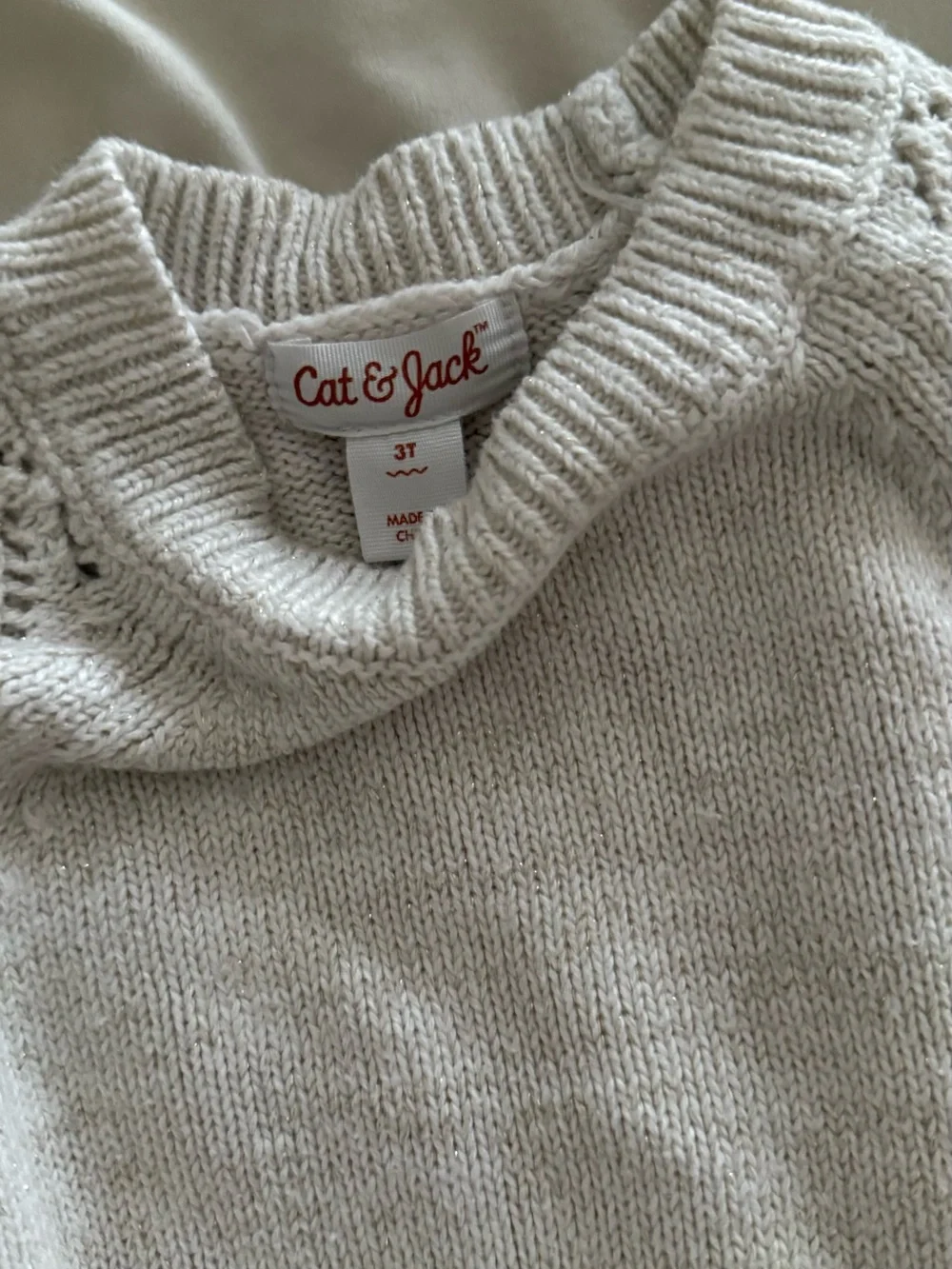 H&M Cat & Jack Carter’s Toddler Girl Clothing Bundle 3T-5T Sweaters Dresses 7 Pc